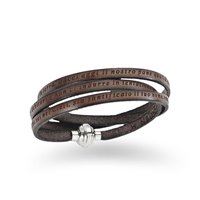 Bracelet Amen Padre Nostro in Cuir PNIT16-54 - PNIT16-54